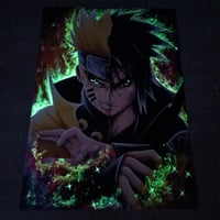 Image 1 of Naruto-Sasuke GLOWING IN THE DARK Poster / Print