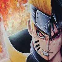 Image 4 of Naruto-Sasuke GLOWING IN THE DARK Poster / Print