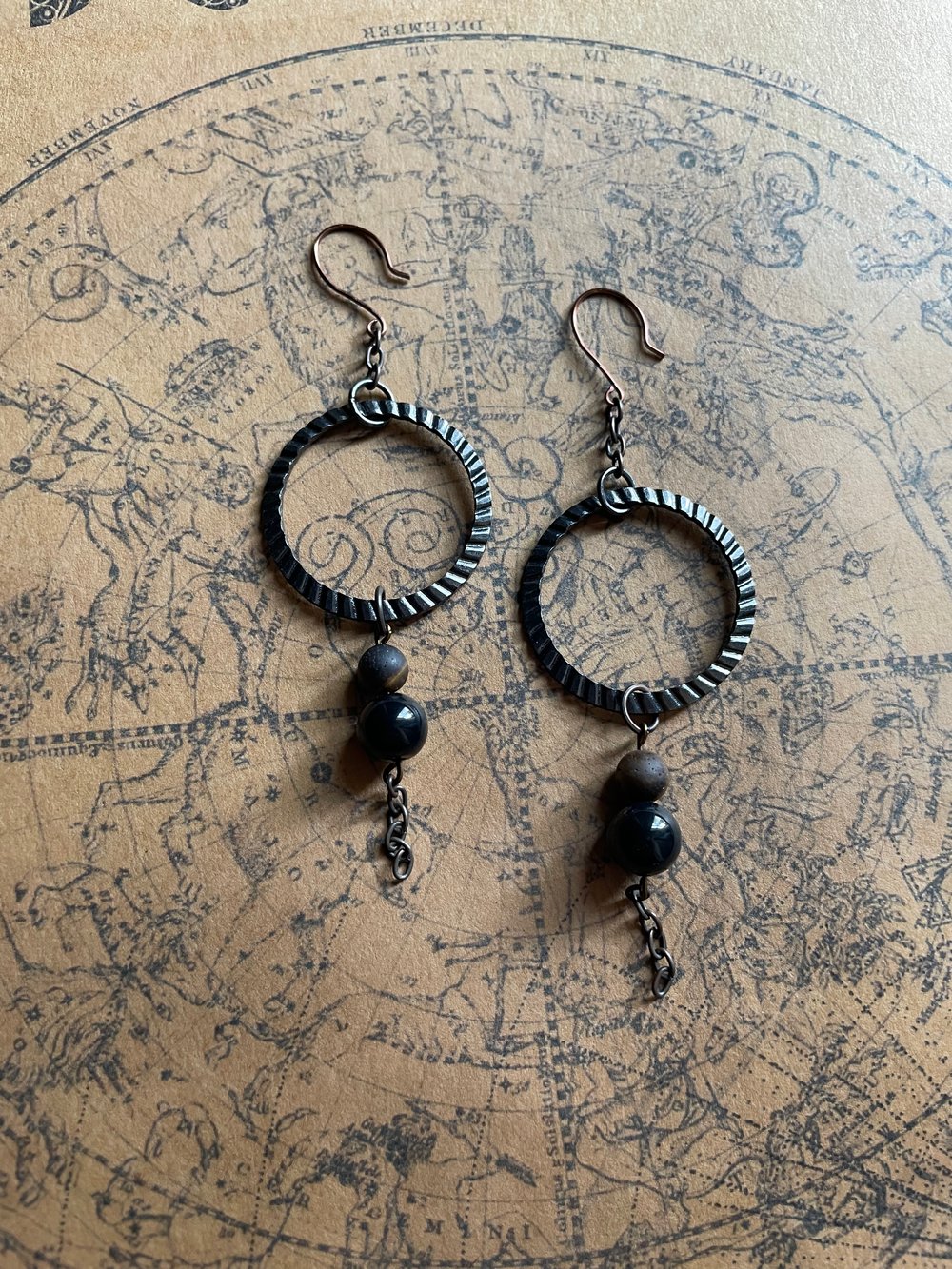 assorted mixed metal earrings