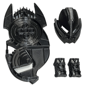 Image of Bionicle Toa Hagah Pouks Megapack! (FDM Plastic-printed, Gunmetal Gray)