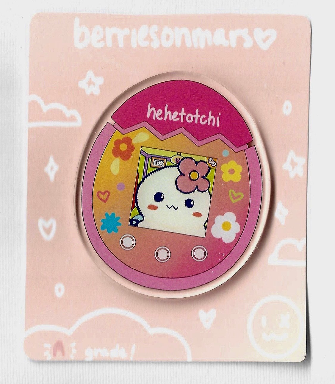 hehetotchi acrylic pin