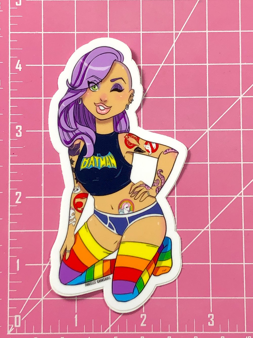 Nostalgic Fan Girl STICKER
