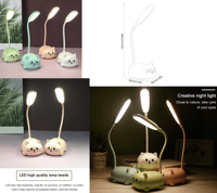 Adjustable USB Rechargeable Cat Table LED lamp