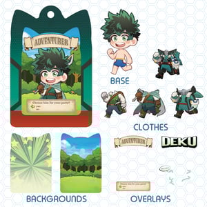[PREORDER] BnHA Dress Up Charms