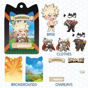 [PREORDER] BnHA Dress Up Charms