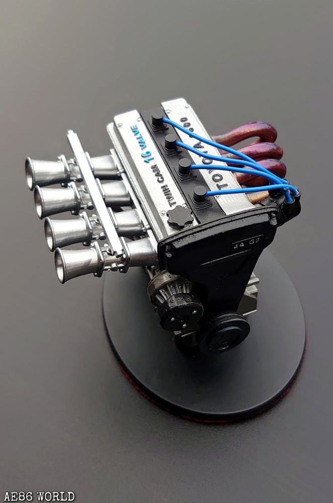 Image of 3D Scale Model 4AGE 16v Engine 