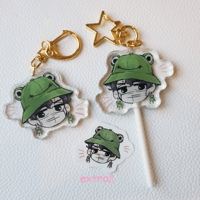 froggy-hat Omi keychain