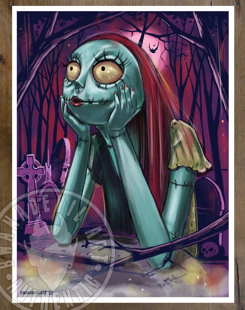 Image of Sally (The Nightmare Before Christmas) 9x12 in. Art Prints