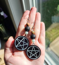 Image 1 of Pentagram Earrings 