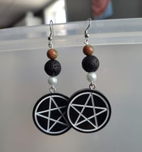 Image 3 of Pentagram Earrings 