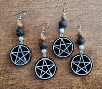 Image 4 of Pentagram Earrings 