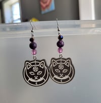 Image 3 of Witch Cat Earrings 