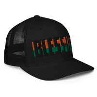 Image 2 of BLESS UP (Black Closed-Back Trucker Cap)