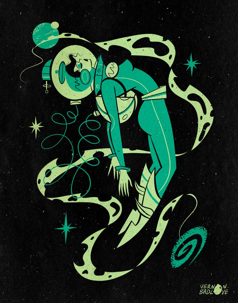 Image of “Cosmically Aware” 11 x 14 Print