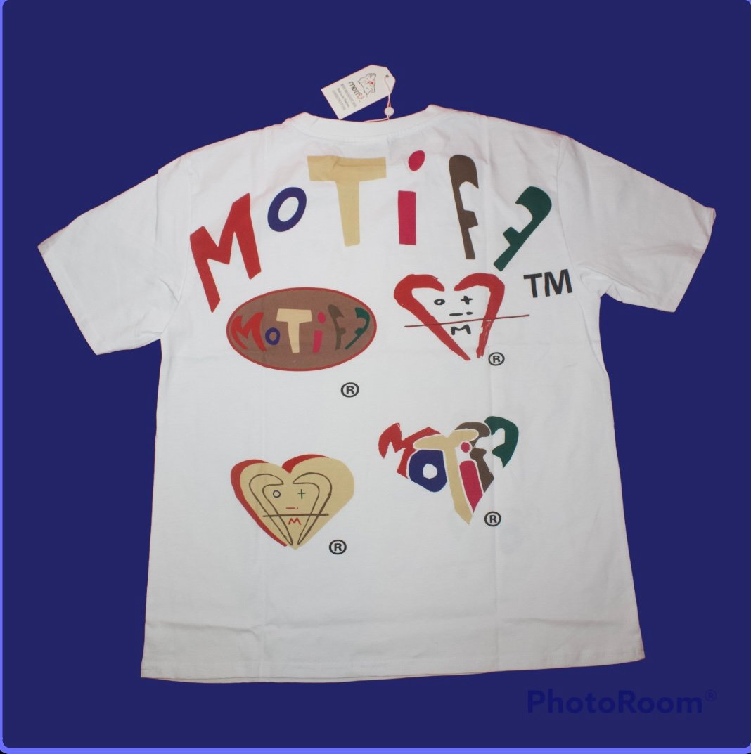 Image of Motiff Graphic TEE white