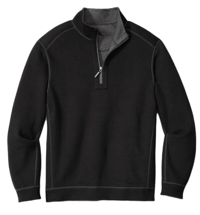 Image 3 of  Tommy Bahama Flipshore Half Zip Sweater - Ebony