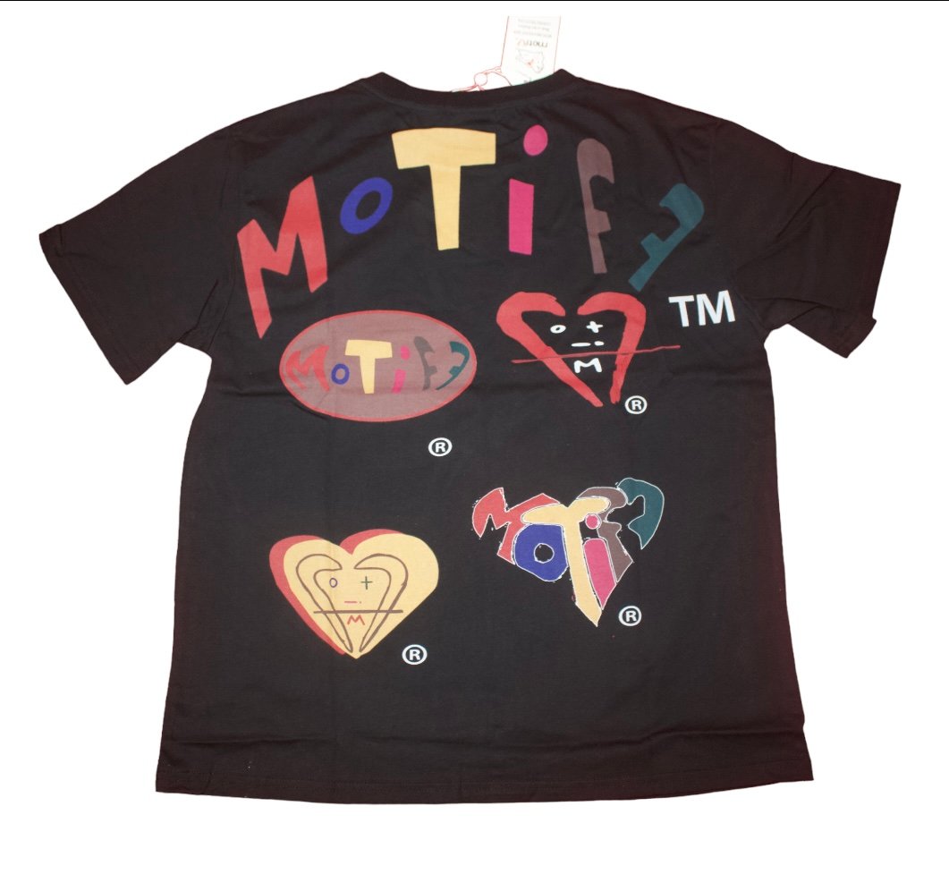 Image of Motiff Graphic TEE-Black