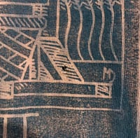 Image 6 of 'O Death' Blockprinted Bleached Tee Oneshot - Size 2XL