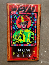 Image 1 of DEVO WOOD ART PIECE 