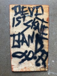 Image 2 of DEVO WOOD ART PIECE 