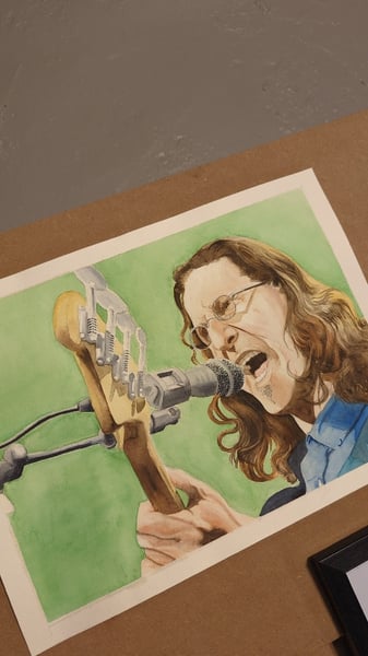 Image of Joseph Silver - RocknRoll watercolors