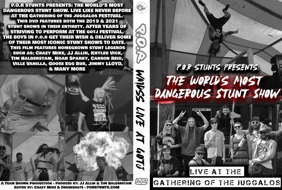 Image of P.O.R Stunts LIVE at GOTJ DVD 