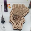 Hand Of Glory - Engraved Wooden Wall Hangings