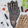 Hand Of Glory - Engraved Wooden Wall Hangings