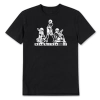 Image 3 of Alien Babe Trifecta T-shirt in BLACK