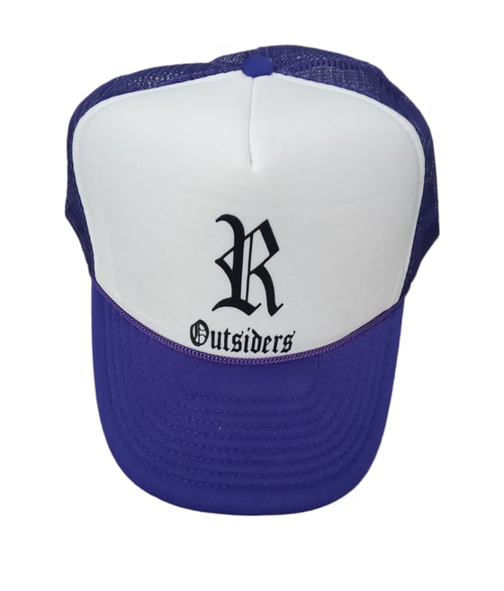 Image of Rebel Outsiders " Purple" Trucker Hat 