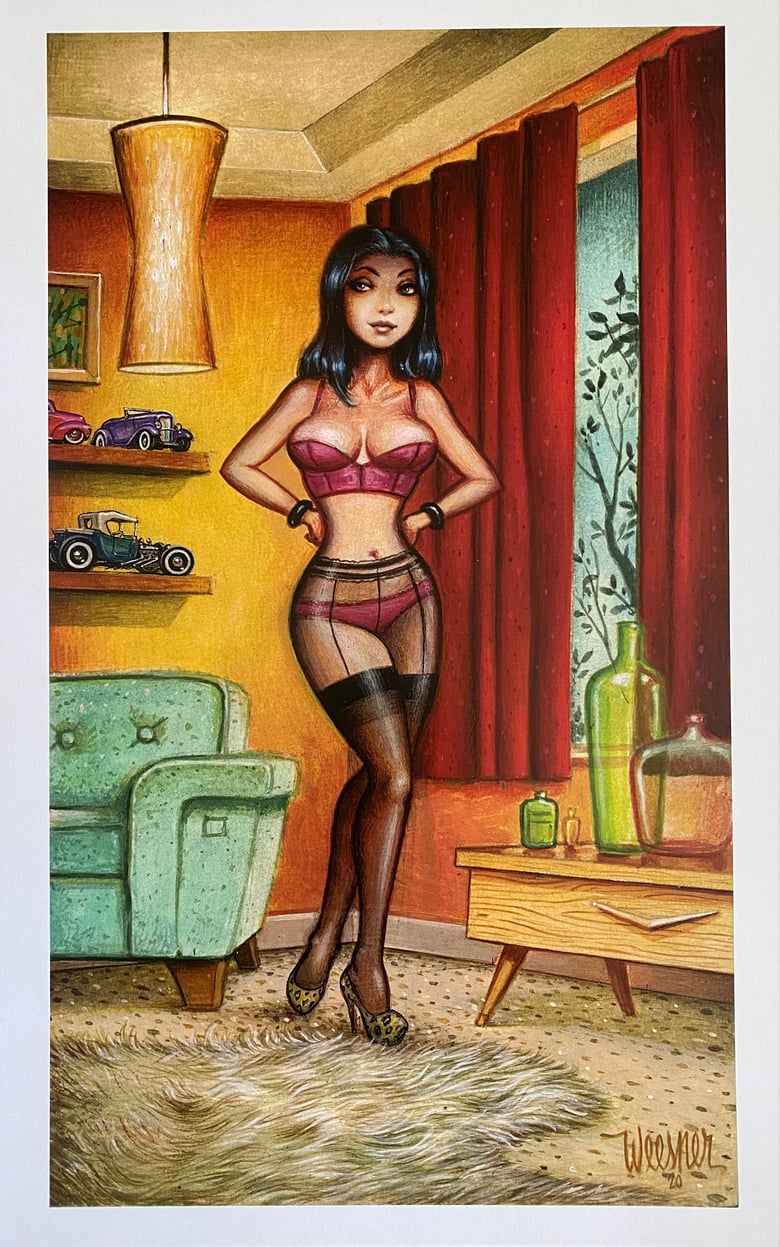 Image of Lounge Muse (lithograph)