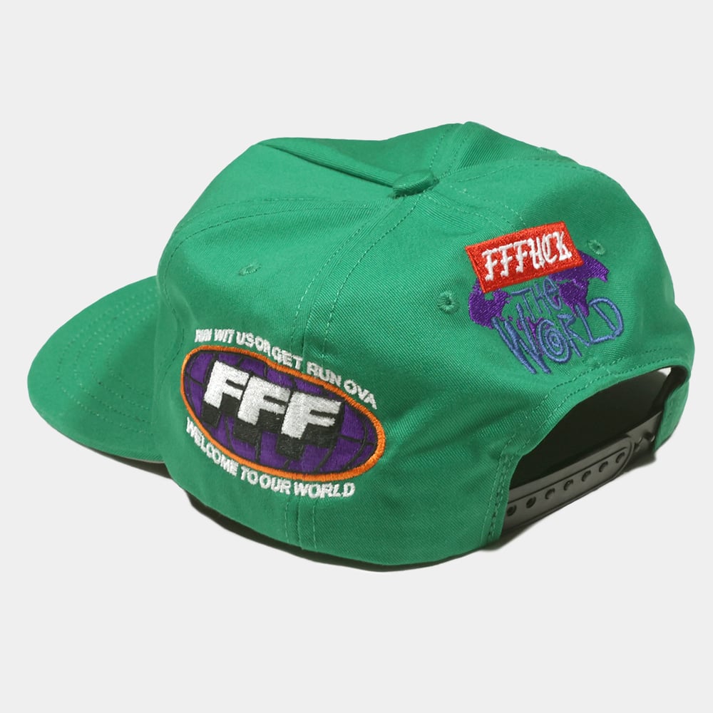 Image of Faded Decade x Frontier x Friends Only FFFucked Hat Green