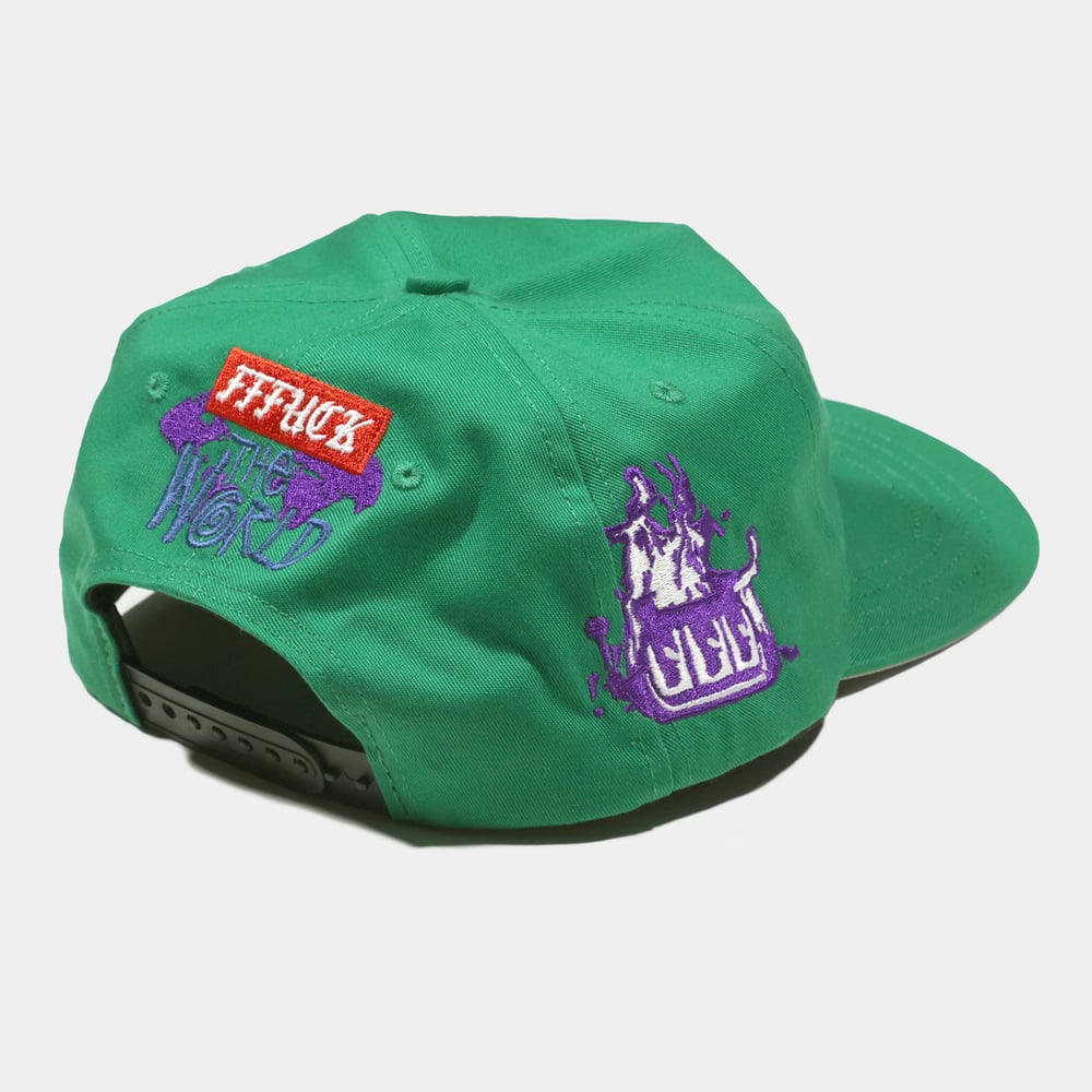 Image of Faded Decade x Frontier x Friends Only FFFucked Hat Green