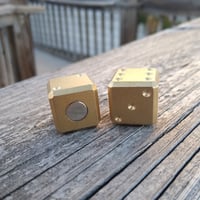 Image 1 of Haptic Dice Brass