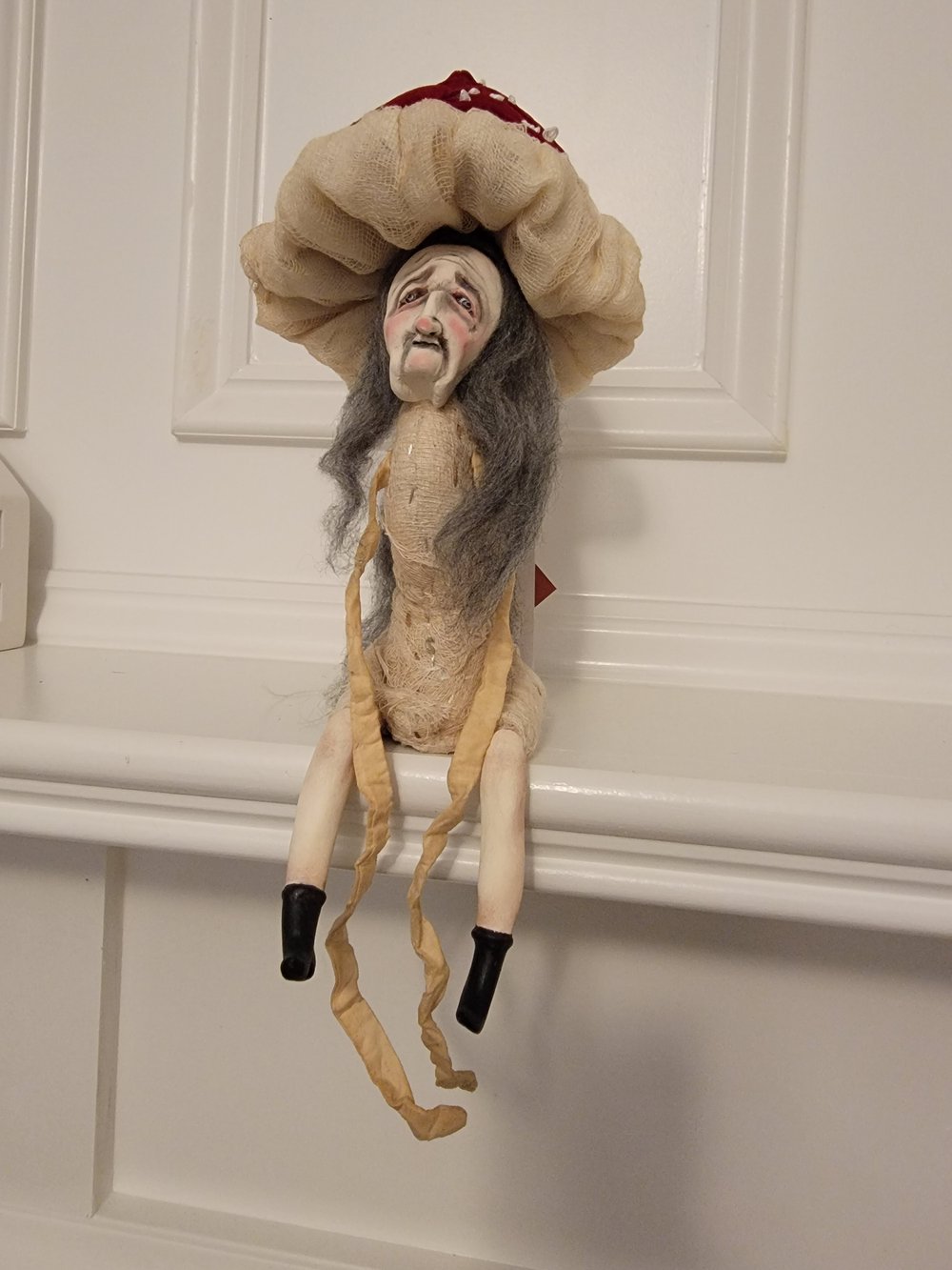 Image of Reserved For Karen Red Mushroom Witch 