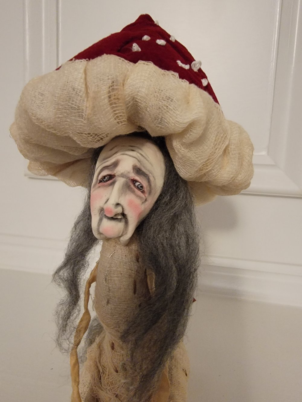 Image of Reserved For Karen Red Mushroom Witch 