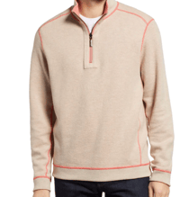 Image 2 of Tommy Bahama Flipshore Reversible Half-Zip Sweater