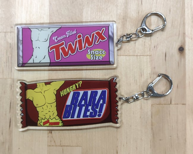 EyeCandy Bar Keychains