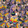 Nostalgic Fan Girl STICKER
