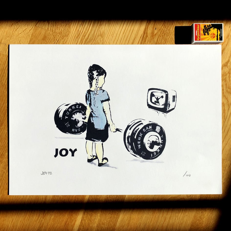 Image of BUILT TO WIN - A3 (30x42 cm)