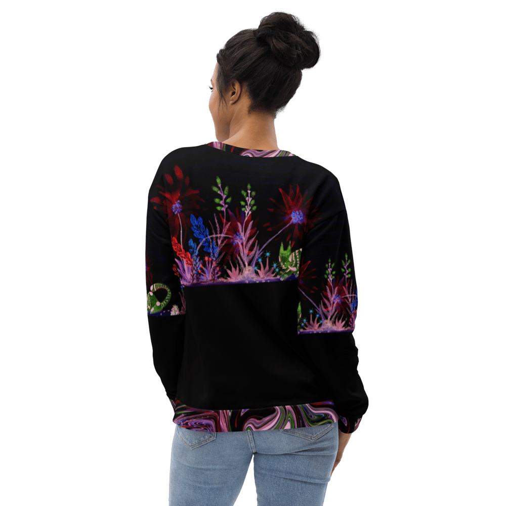 Image of Cat's Walk By Night Unisex Sweatshirt