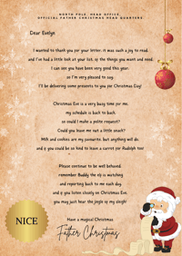 Image 1 of Letter from Santa 