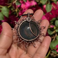 Image 2 of Velvet (Rainbow) Obsidian Sun & Moon 🌈☀️🌙
