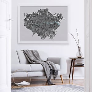 Image of London - Personalised Typographic Map