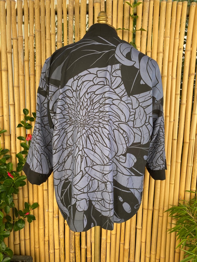 Kimono "Blue Kiku" Short