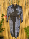 Kimono "Blue Kiku" Long