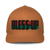 Image 1 of BLESS UP (Caramal Closed-Back Trucker Cap)
