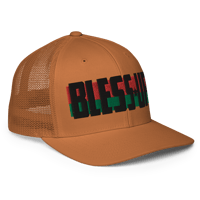 Image 3 of BLESS UP (Caramal Closed-Back Trucker Cap)