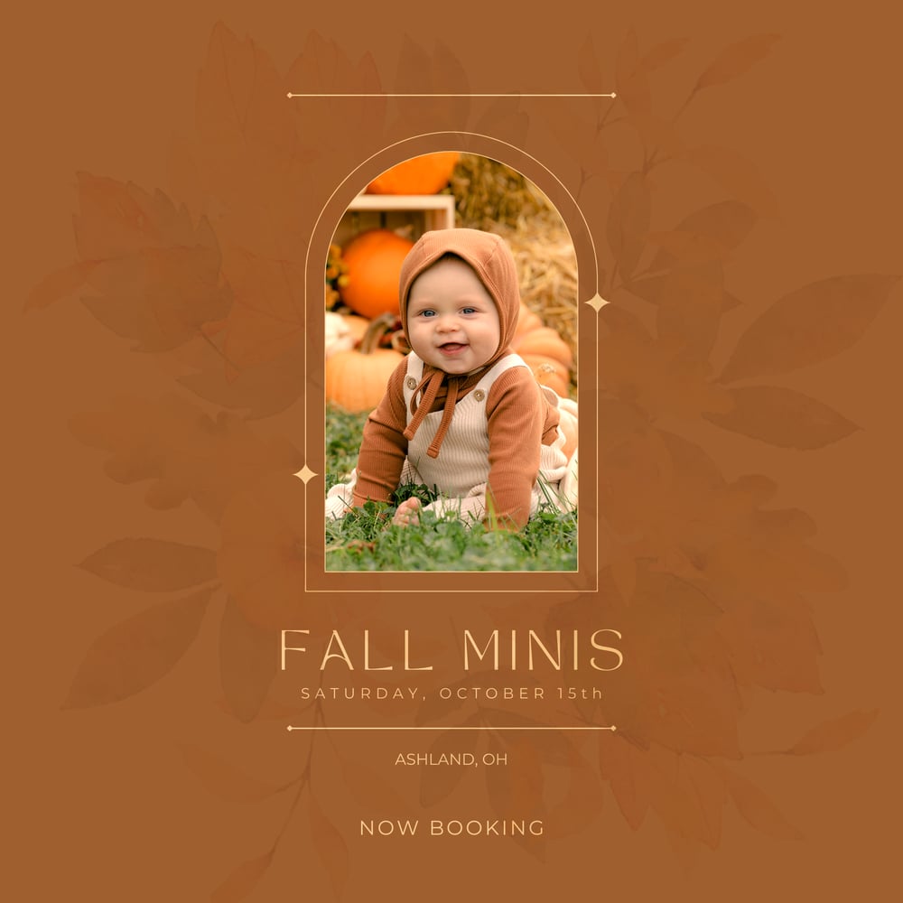 Image of Fall Mini Sessions 2022 - Retainer