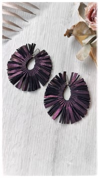 Image 1 of PEACOCK earrings - Viola Metal 